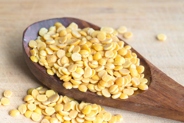 Yellow Moong daal. Indian Split Moong Dal