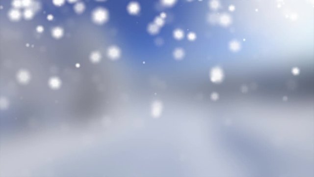 snow blue
