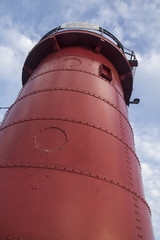 lighthouse in south haven, mi. at Lake Michigan