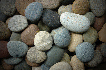 Fototapeta na wymiar multicolored pebbles
