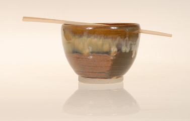 Chopstick ceramic bowl