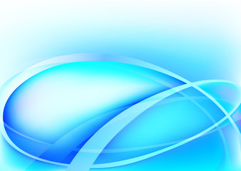 abstract curve background blue