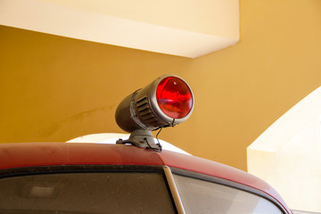 Old siren ambulance light