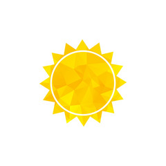 Sun icon vector