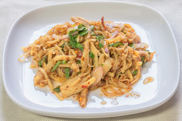 Bamboo shoot spicy salad