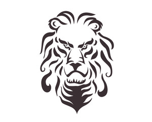 Modern Lion Symbol Logo - Elegant Jewelery Fashion