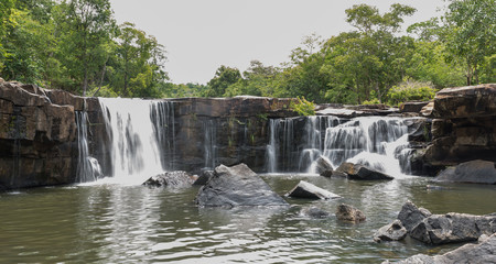 The waterfall in Tad Tone waterfall national park