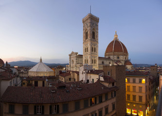 Fototapeta na wymiar Toscana,Firenze,il duomo,cattedrale Santa Maria del Fiore.