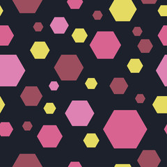 Seamless vector background with abstract geometric pattern. Print. Repeating background. Cloth design, wallpaper.