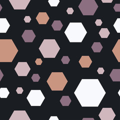Obraz na płótnie Canvas Seamless vector background with abstract geometric pattern. Print. Repeating background. Cloth design, wallpaper.