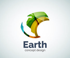 Earth logo template