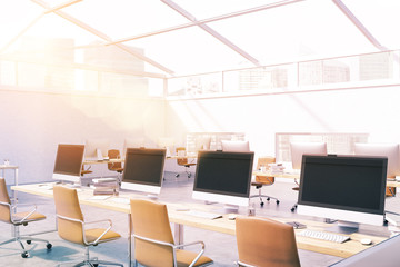 Call center interior