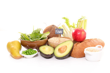 assorted food fiber source