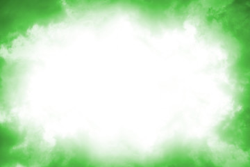 Plakat cloud photo frame, smoke, fog with space for text.