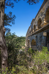 Courbure du Pont du Gard
