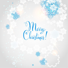 Snowflakes background