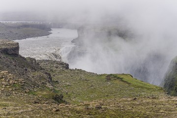Stunning selfoss waterfall in iceland