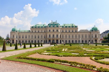Obraz premium Belvedere Palace, Vienna
