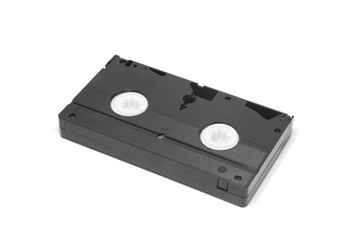 Obraz premium Old vhs tape isolated on white background.