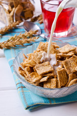 Cereal flakes for breakfast