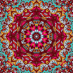 doodle seamless mandala pattern background