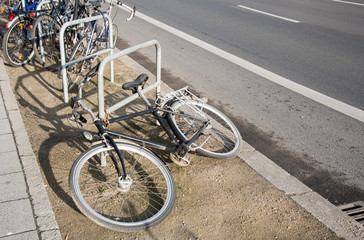 Bicycle parking rack