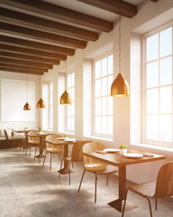Diner in restaurant