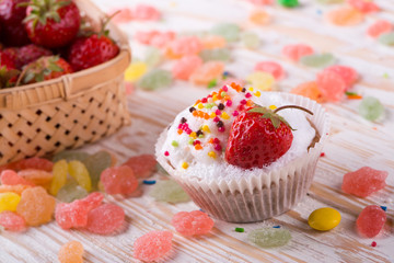 Strawberry tartlet