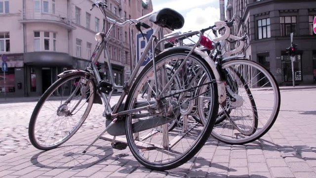Bicycles parking Terbatas street