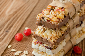 Healthy vegan snack, raw food.