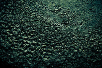 The bottom of the old cast-iron frying pan. Toned