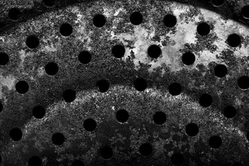 Old dirty metal surface for background. Toned