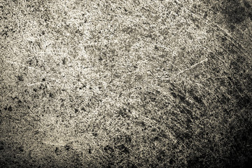 The bottom of the old metal frying pan. Toned