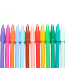 Colorful Marker on White Background