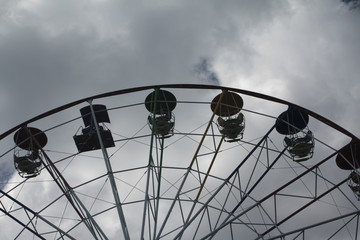 Ferris wheel in an amusement park