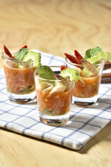 shrimps in fish sauce spicy,Thai food.