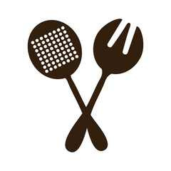 tool cutlery silhouette icon