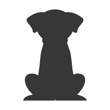 recommend clip art: dog pet silhouette isolated icon