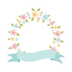 flower floral nature icon