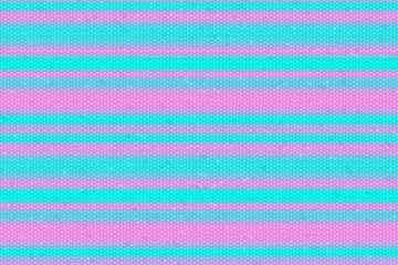 Illustration of pink and cyan horizontal mosaic lines