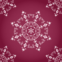 Mandala ornamental vector, seamless