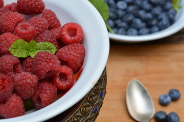 Cranberries in a bowl