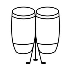 drumps music instrument isolated