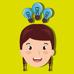child student idea icon