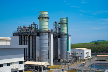 Combine cycle power plant with clear sky