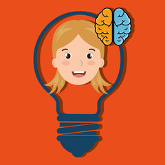 child student idea icon