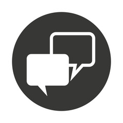 Fototapeta premium speech bubble isolated icon