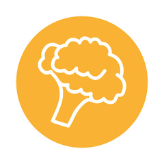 broccoli vegetable health icon