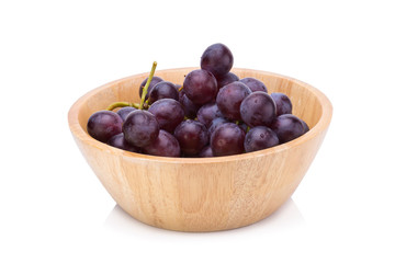 grapes isolated on over white background