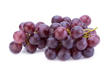 grapes isolated on over white background